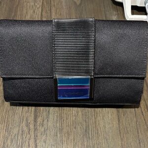 MAC Cosmetics Black Clutch Bag or Makeup Case New No Tags